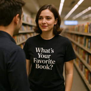 T-shirt Quel est votre livre favori ? Lecture