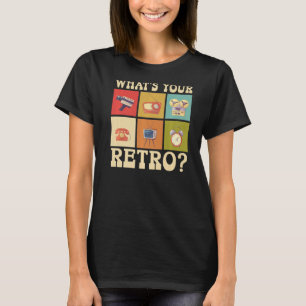 T-shirt Quel est votre Retro Party Vintage 80s 90s Classic