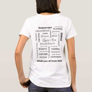 T-shirt Quel est votre vieux rêve de maison ? (Lumière)