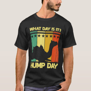 T-shirt Quel jour est-ce Chameau Vintage Bosses Animal du