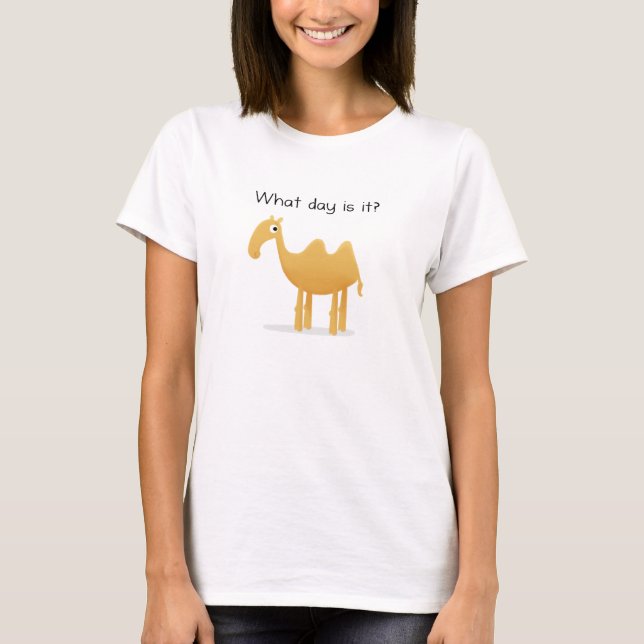T-shirt Quel jour est-il ? (Devant)