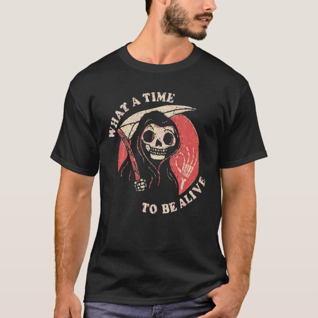 T-shirt Quel Temps D'Être Vivant (Devant)
