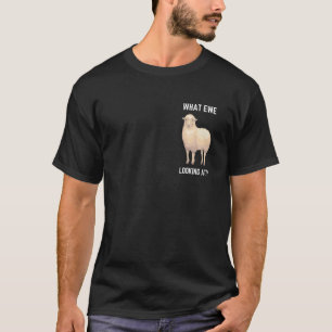 T-shirt Quelle brebis regardez-vous drôle éleveur de mouto