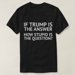 T-shirt Quelle est la bêtise de la Question ?
