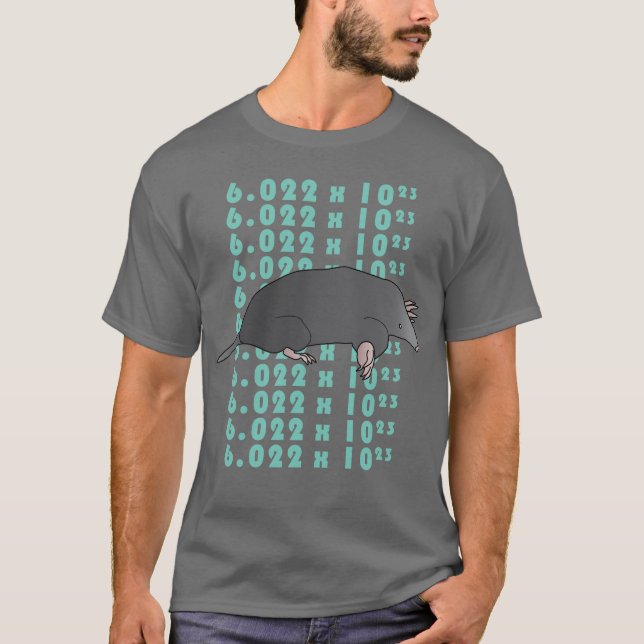 T-shirt Quelle est une taupe ? (Devant)
