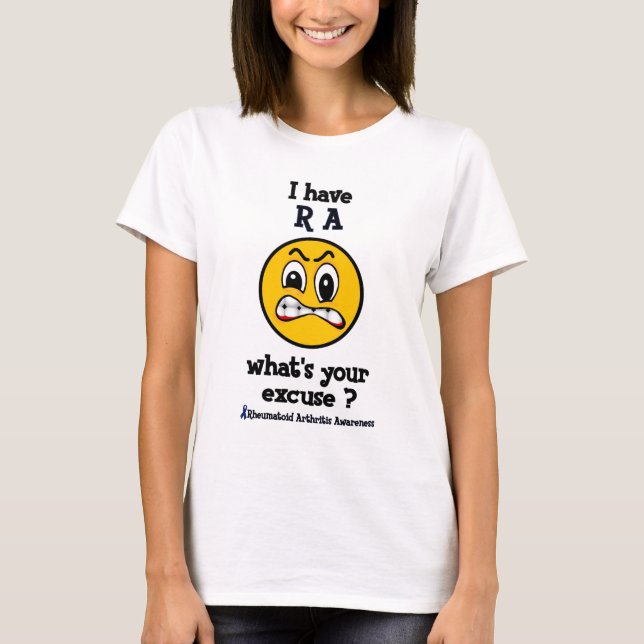 T-shirt Quelle est votre excuse...RA (Devant)