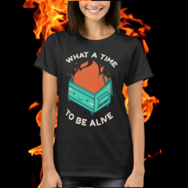 T-shirt Quelle heure d'être une chemise vivante (Créateur téléchargé)