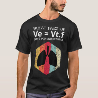 T-shirt Quelle Partie De Rétro Funny Respiratoire Thérapis