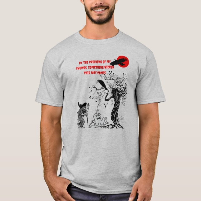 T-shirt Quelque chose de mauvais de cette façon vient-Hall (Devant)