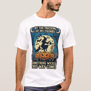 T-shirt Quelque chose de méchant arrive Sorcière Halloween