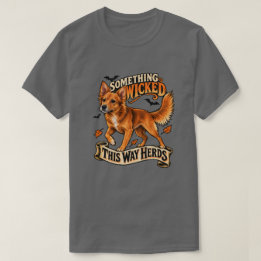 T-shirt Quelque chose de méchant rassemble ce chien d'Hall