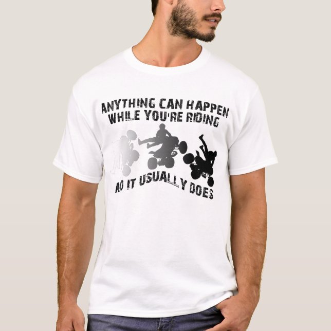 T-shirt Quelque chose peut se produire chemise drôle du (Devant)
