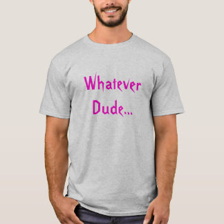 T-shirt Quelque type…