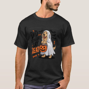 T-shirt Quelqu'un a dit friandise Halloween Chien Golden R