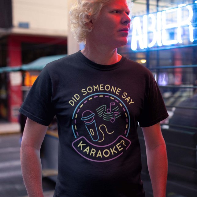 T-shirt Quelqu'Un A Dit Karaoke (Créateur téléchargé)