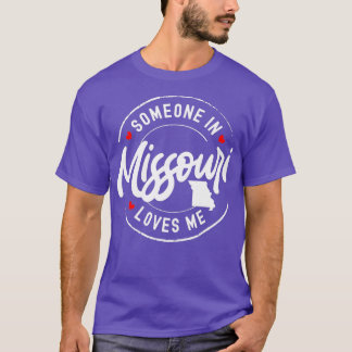 T-shirt Quelqu'un au Missouri m'aime