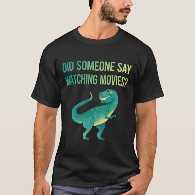 T-shirt Quelqu'Un Dit Regarder Les Films (Devant)
