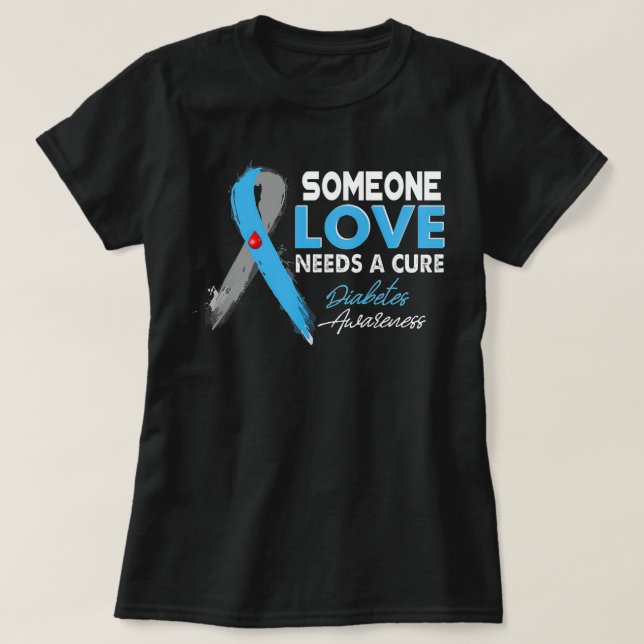 T-shirt Quelqu'Un Que J'Aime A Besoin D'Une Sensibilisatio (Design devant)