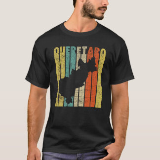 T-shirt Queretaro Mexique Rétro Vintage T Chemise