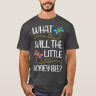 T-shirt Qu'est-ce que Baby Bee Genre Révéler Garçon Miel B