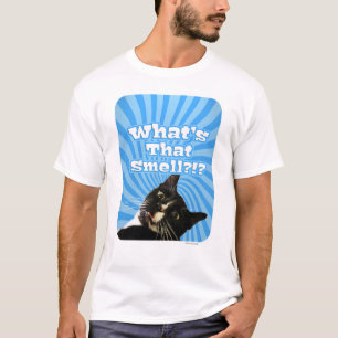 T-shirt Qu'Est-Ce Que Ça Sent Drôle Photo Chat