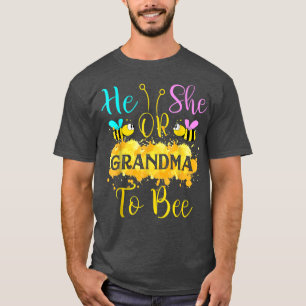 T-shirt Qu'est-ce que ça va être Lui ou elle grand-mère Ré