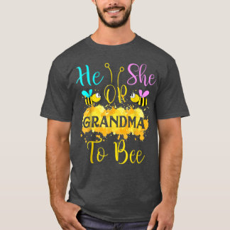 T-shirt Qu'est-ce que ça va être Lui ou elle grand-mère Ré