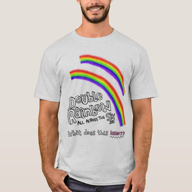 T-shirt Qu'est-ce que ça veut dire ? ? ? (Devant)