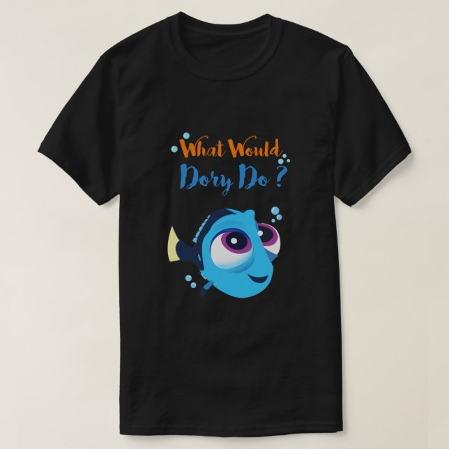 T-shirt Qu'est-ce que le bébé dory ferait essentiel ? (Design devant)