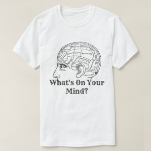 T-shirt Qu'est-ce que tu as en tête ?