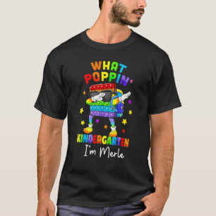T-shirt Qu'est-ce qui Poppin Jardin d'Enfants Rentrée Scol