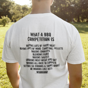 T-shirt Qu'est-ce qu'un concours de BBQ