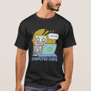 T-shirt Qu'est-ce qu'un robot favori Snack Papa plaisante