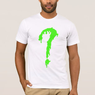 T-shirt Questionmark vert au néon frais