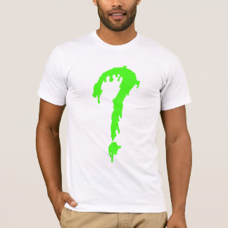 T-shirt Questionmark vert au néon frais