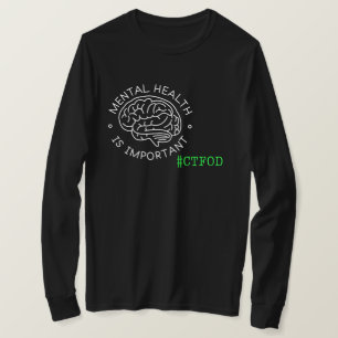 T-shirt Questions de santé mentale_ PNCET Long Sleeve