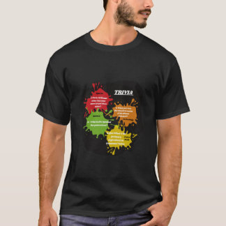 T-shirt Questions de Trivia