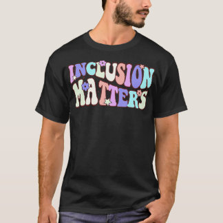 T-shirt Questions d'inclusion Éducation spéciale Autisme