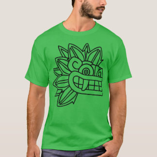 T-shirt Quetzalcoatl Aztec Mayan Featherserpent Toltec