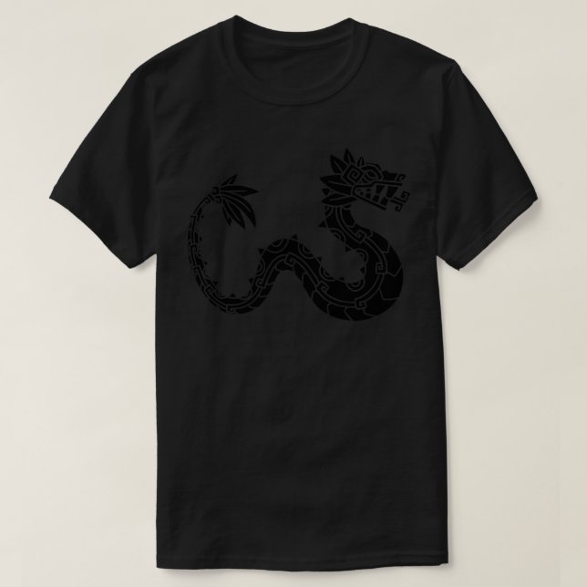 T-shirt Quetzalcoatl Aztec Mayan Featherserpent Toltec (Design devant)