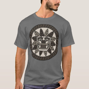 T-shirt Quetzalcoatl Aztec Serpent À Plumes Maya Inca À