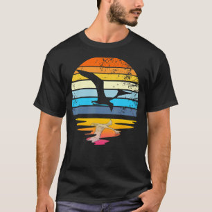 T-shirt Quetzalcoatlus Retro Sunset Dinosaur Quetzalcoatlu