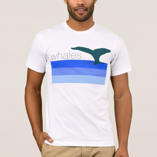 T-shirt queue de baleine (Devant)