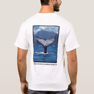 T-shirt Queue de baleine à bosse Citation Hawaïenne