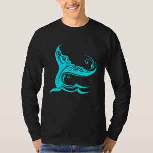 T-shirt Queue De Baleine Dans Les Vagues Baleine Orca Écon