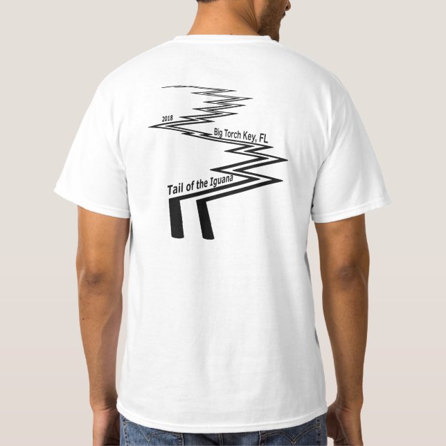 T-shirt Queue de l'iguane 2018 (Dos)