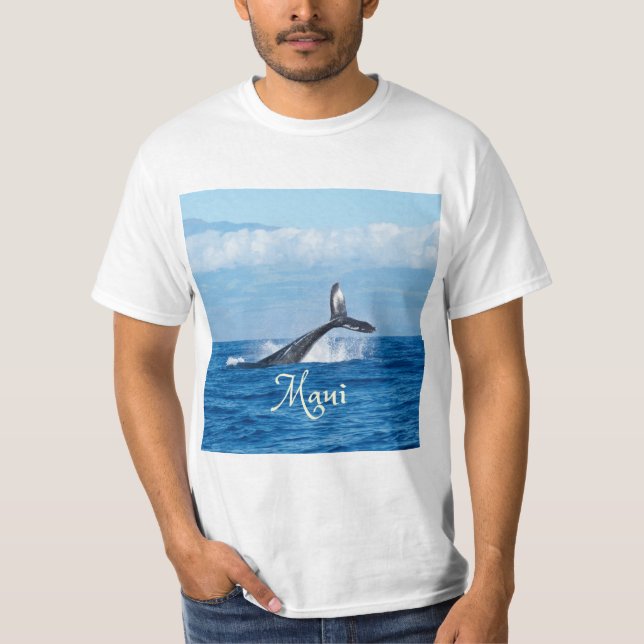 T-shirt Queue de Maui Hawaii (Devant)