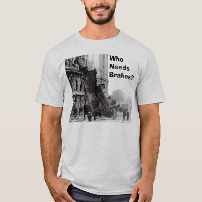 T-shirt Qui a besoin de freins ? (Devant)