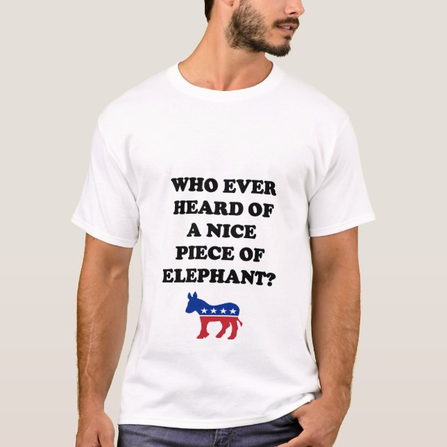 T-shirt Qui a jamais entendu parler Nice d'un morceau (Devant)