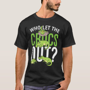 T-shirt Qui A Laissé Les Crocs Sortir Le Crocodile Tee Pou